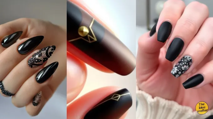 black nail ideas